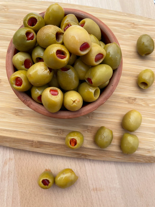 Manisa/Akhisar Biberli Yeşil Zeytin 550 gram